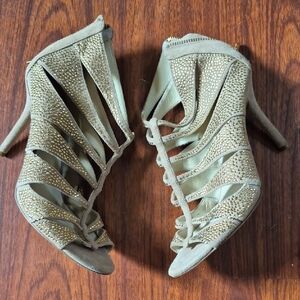 Michael Kors Gold Strappy Heels